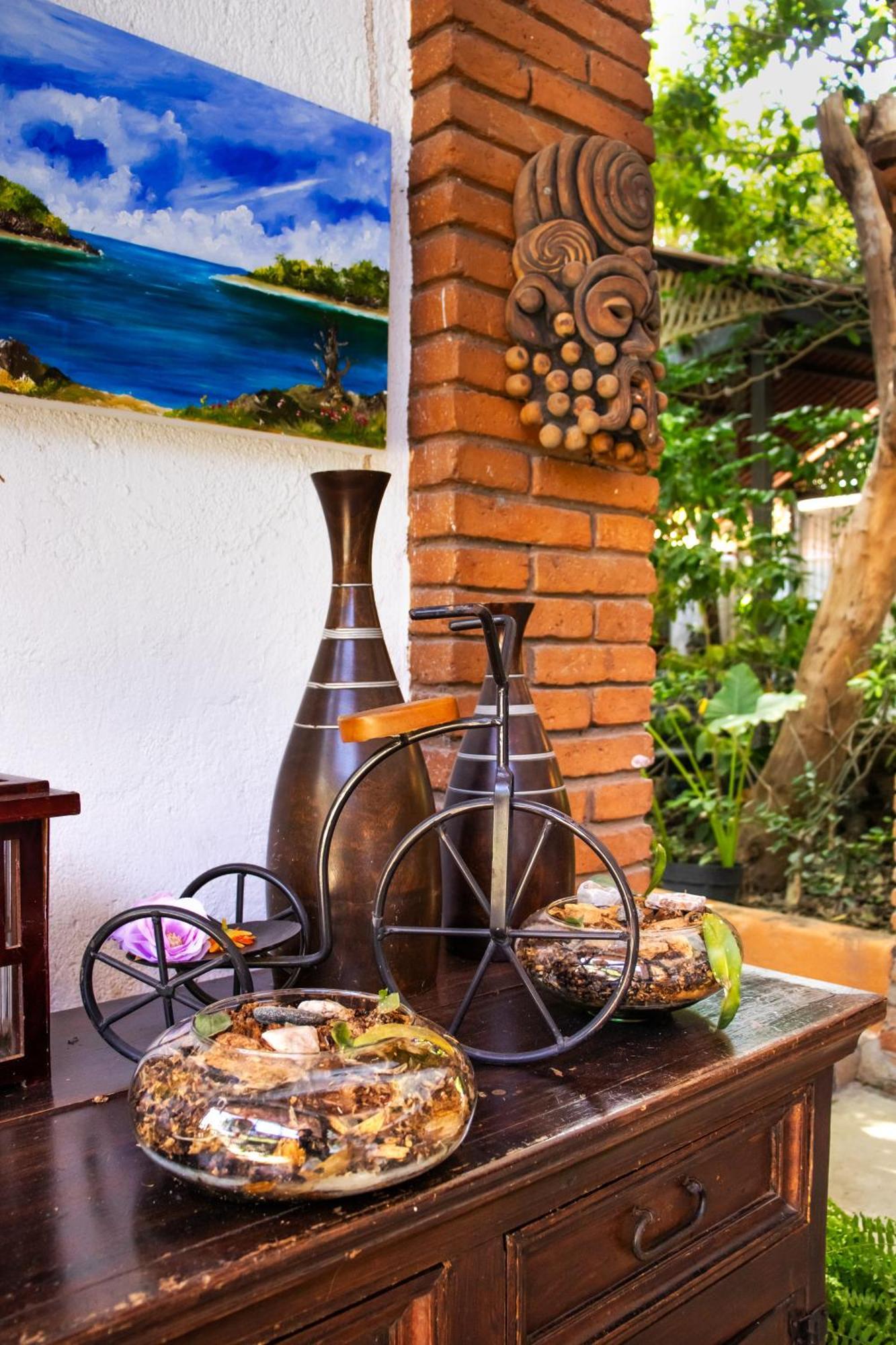 סנטה קרוז הואטולקו Hotel Casa Zen Galeria Y Cafe A Solo 8 Min De La Playa מראה חיצוני תמונה